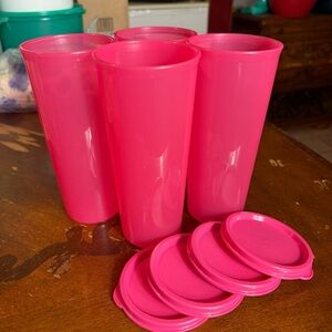 Tupperware Straight Side Tumblers